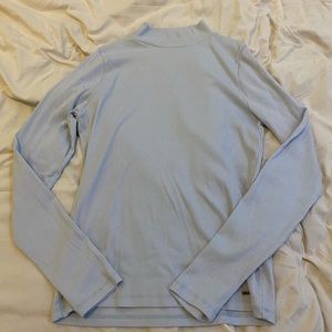 blue long sleeve